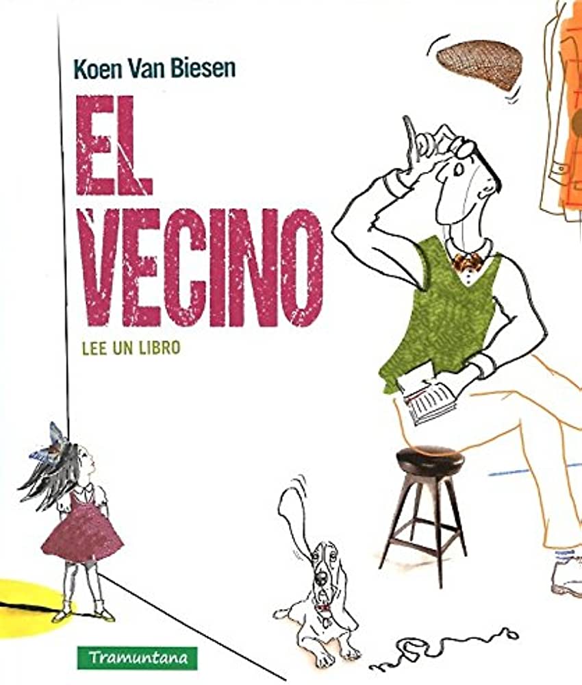 El vecino lee un libro
